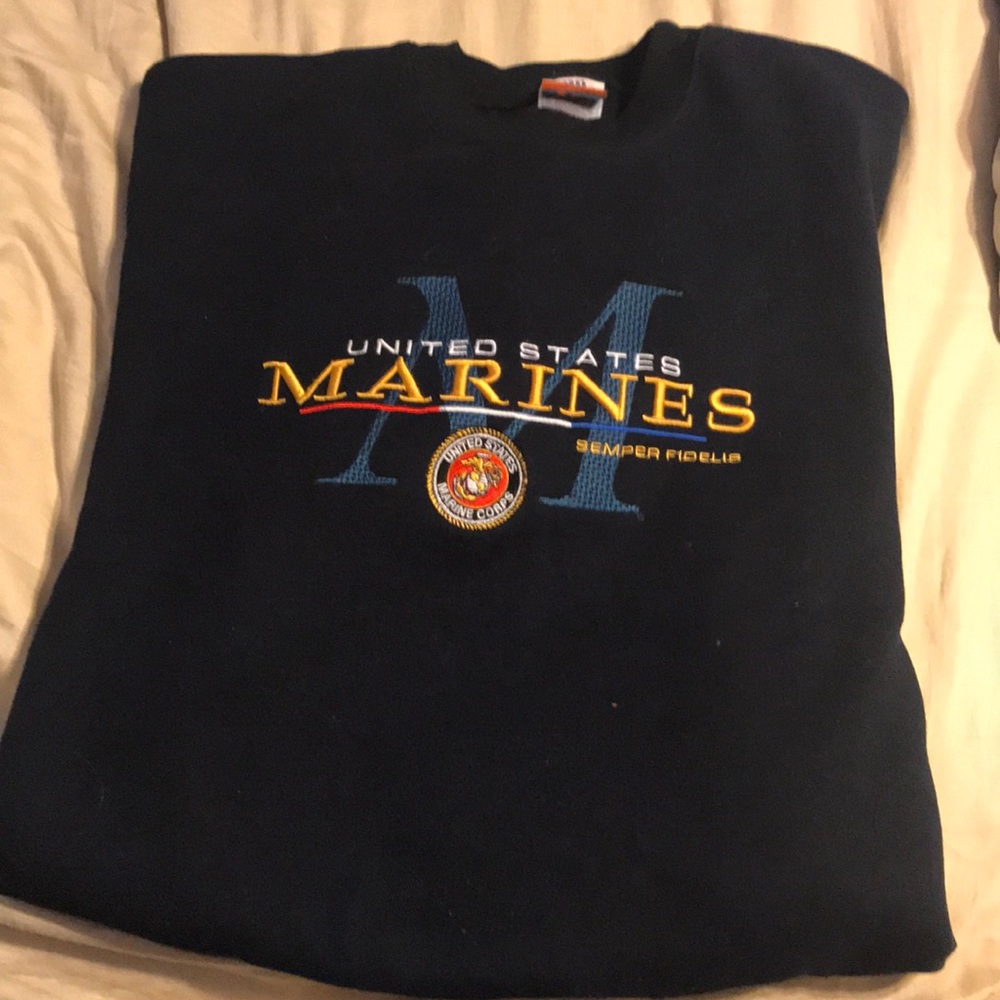 US Marines crew neck sweatshirt